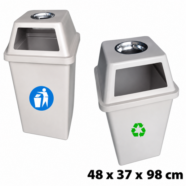 TEMPAT SAMPAH BESAR 100 LITER INDOOR KIRAPAC DBA 100 (BOBSY): TEMPAT SAMPAH INDOOR UNTUK AREA MODERN DAN PROFESIONAL