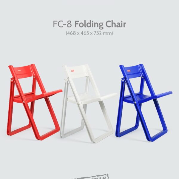 KURSI PLASTIK LIPAT INDOOR OUTDOOR LION STAR FC-8 FOLDING CHAIR