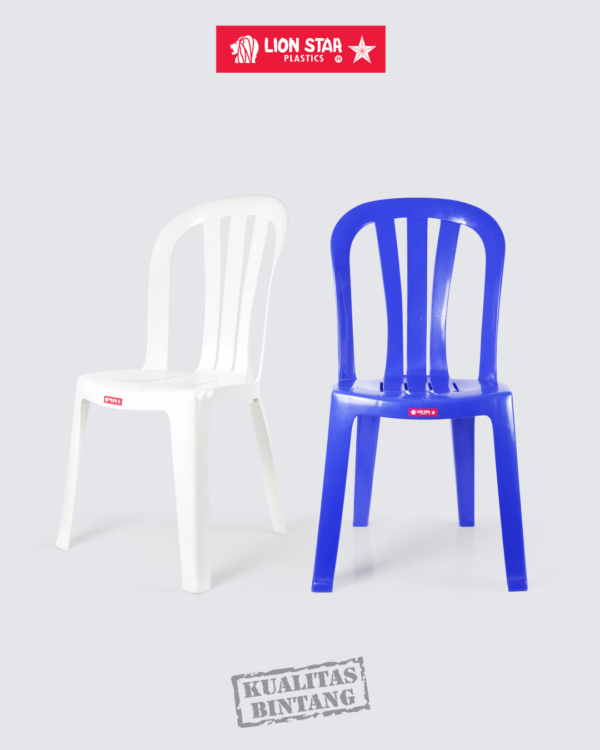 KURSI PLASTIK SANDARAN LION STAR TIPE EC-8 TIVOLI CHAIR: Kursi Plastik Modern Berkualitas untuk Rumah, Cafe, dan Usaha Kuliner