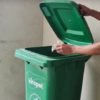 TEMPAT SAMPAH BESAR PLASTIK 120 LITER KIRAPAC KLX 9120 DUSTBIN, UKURAN 56 x 49 x 96 CM | RAJA PLASTIK INDONESIA